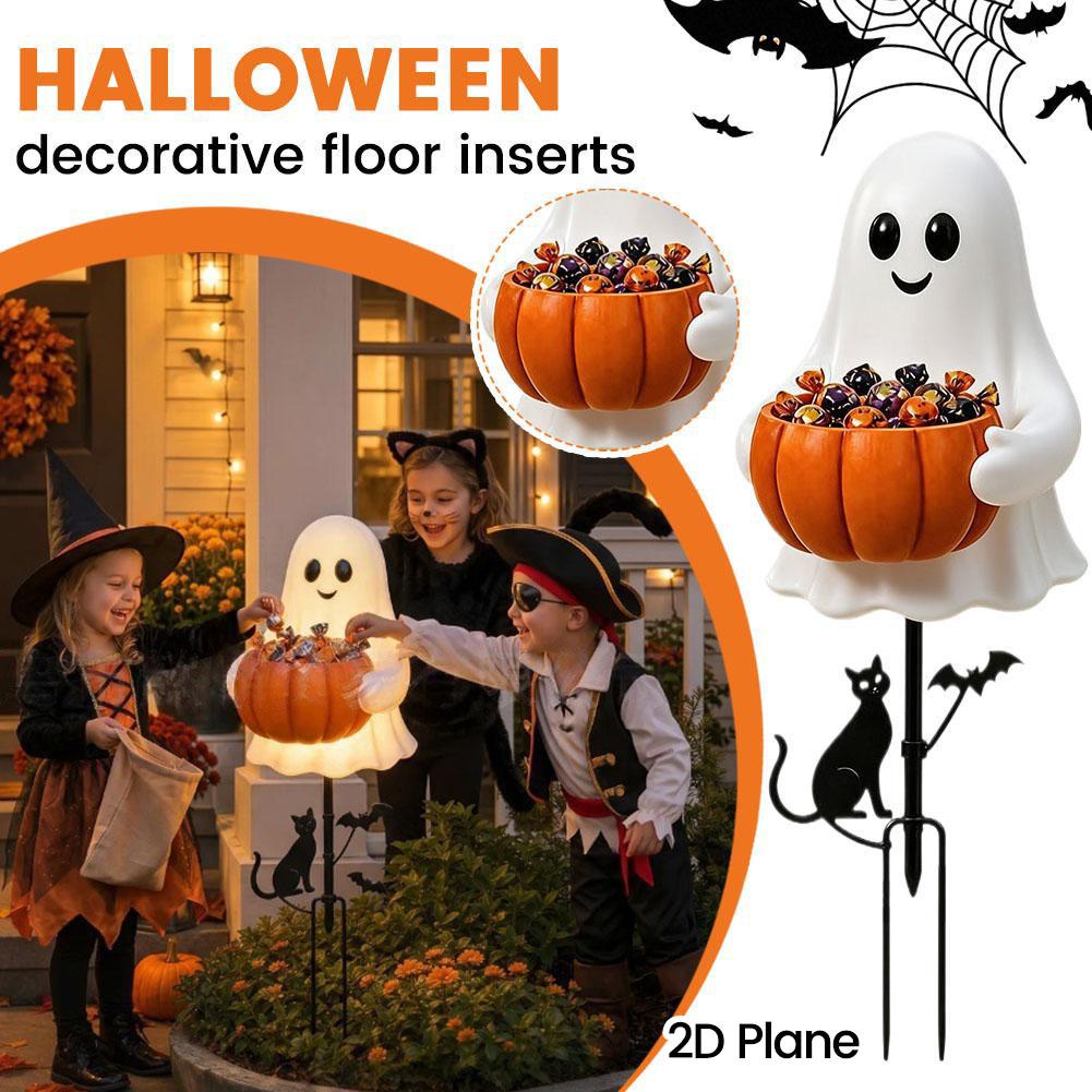 Outdoor Lighting Pathway - Dekorasi Halloween 2D berbentuk Hantu Labu,