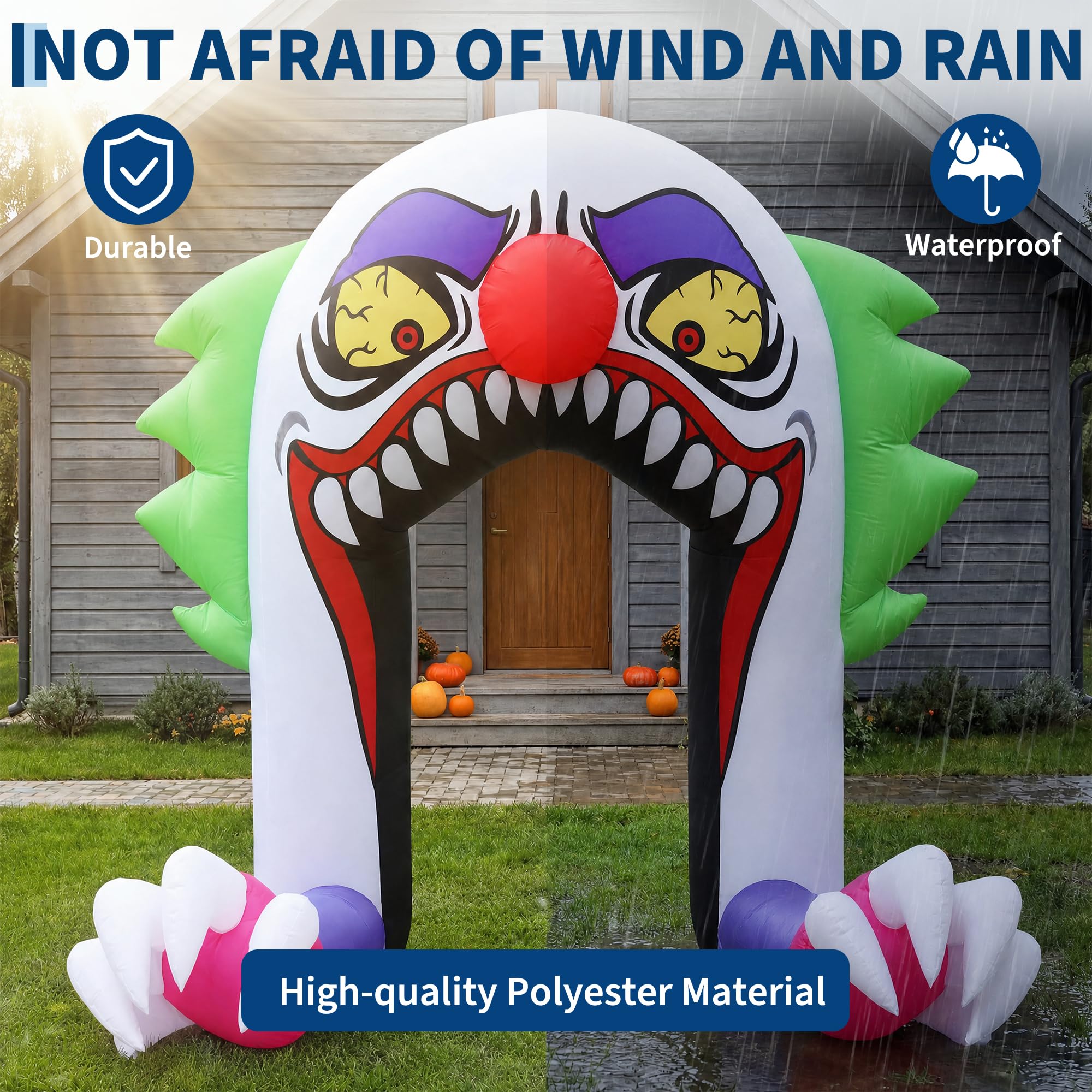 Gapura Badut Tiup Halloween 5  - Outdoor Lighting Effects ulasan dan harga