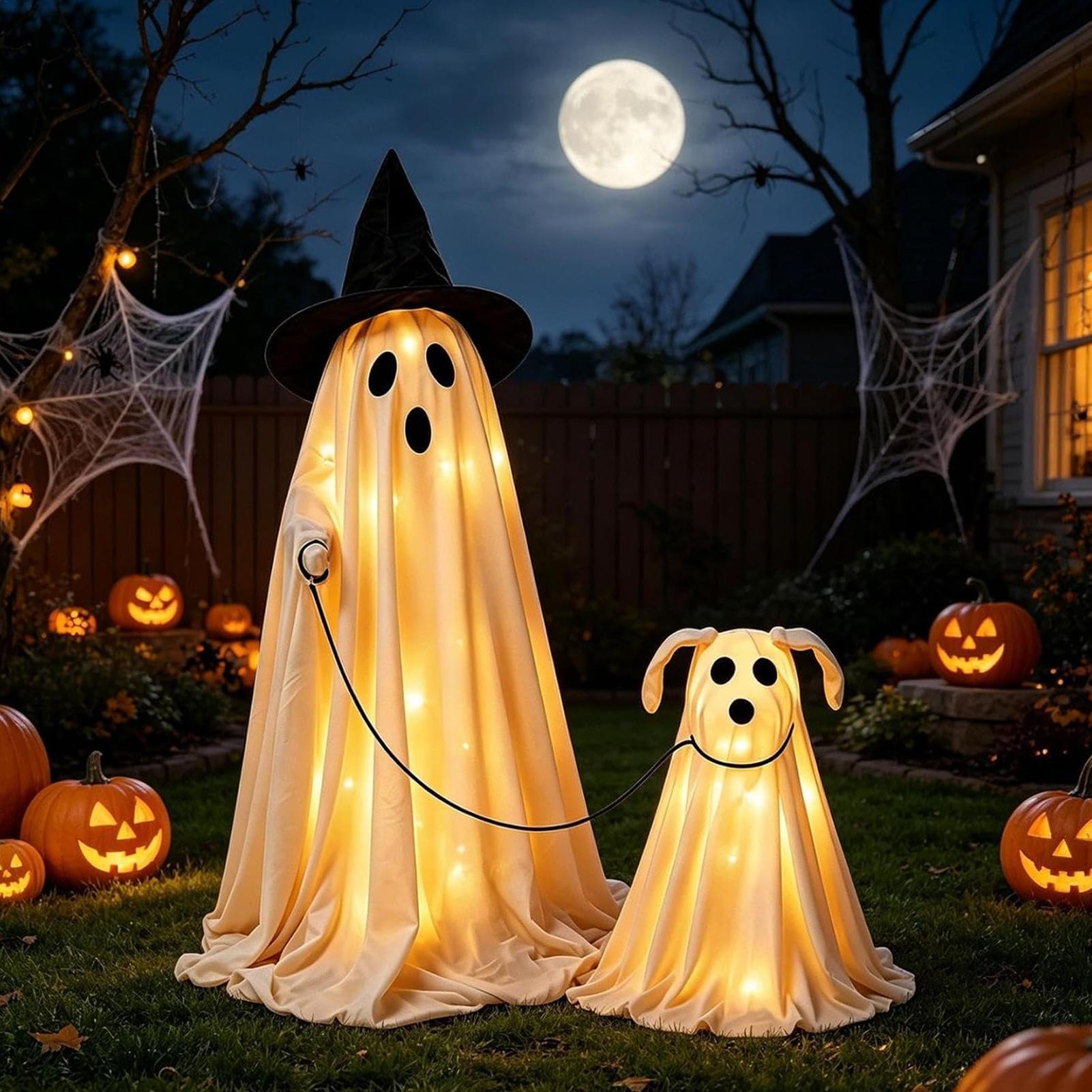 Set Anjing Hantu Berlampu LED  - Outdoor Lighting Effects ulasan dan harga