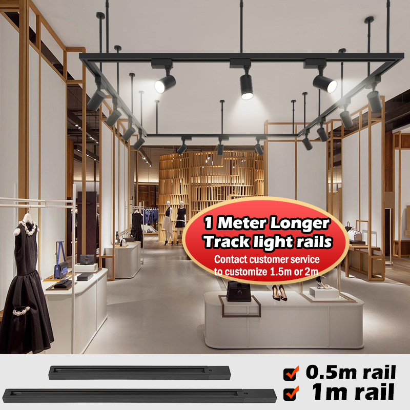 Kit Rel Track 1M Lampu Sorot 0 - Outdoor Lighting Track ulasan dan harga