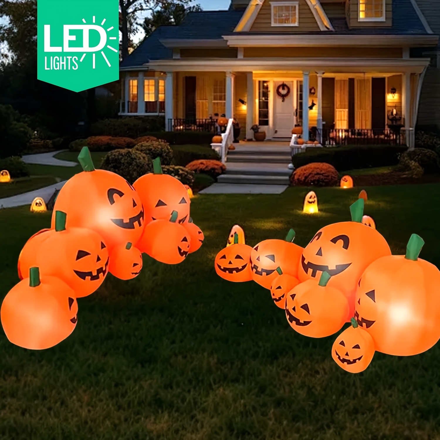 BARU! Dekorasi Labu Tiup Hallo - Outdoor Lighting Effects ulasan dan harga