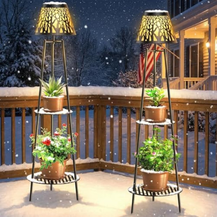 2 Paket Lampu Lantai Tenaga Su - Outdoor Lighting Waterproof ulasan dan harga