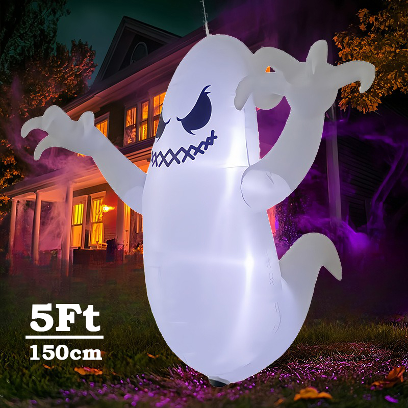 Model Hantu Tiup Halloween 5Ft - Outdoor Lighting Effects ulasan dan harga