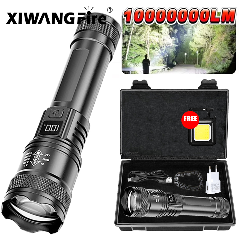 Senter LED Ultra Terang 2000LM - Outdoor Lighting Black ulasan dan harga