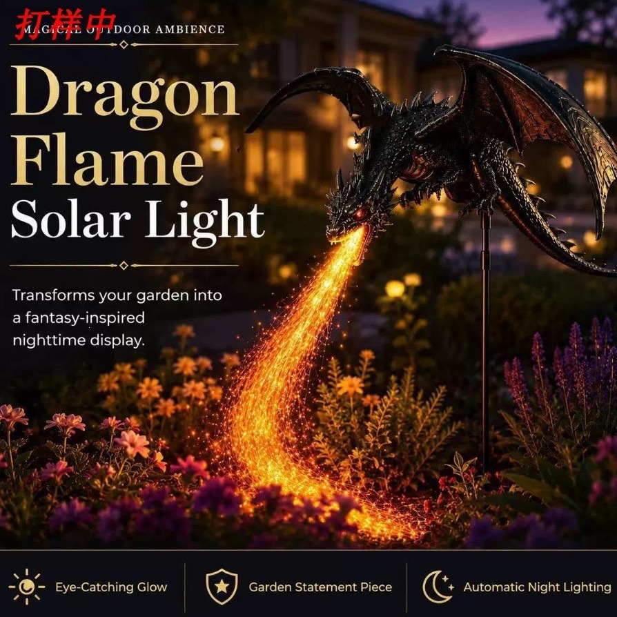 Lampu Taman Naga Api Tenaga Su - Outdoor Lighting Pathway ulasan dan harga
