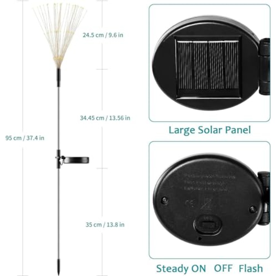 Lampu Kembang Api Tenaga Surya - Outdoor Lighting Pathway ulasan dan harga